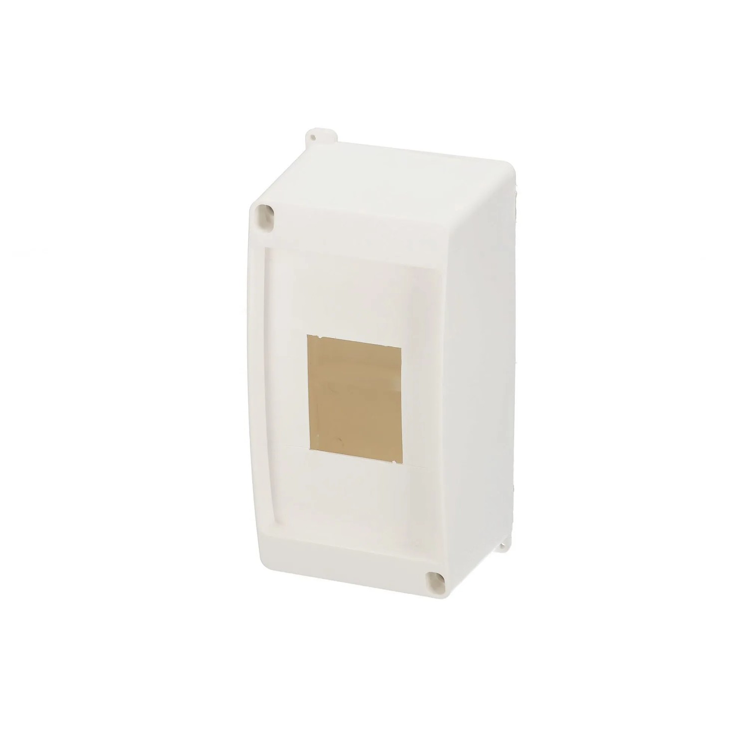 EDO Verteilerkasten Aufputz 1-Reihig Für 4 Module 155 x 85 x 70 mm IP20 Weiß ABS Sicherungskasten Kleinverteiler Für Elektroinstallation