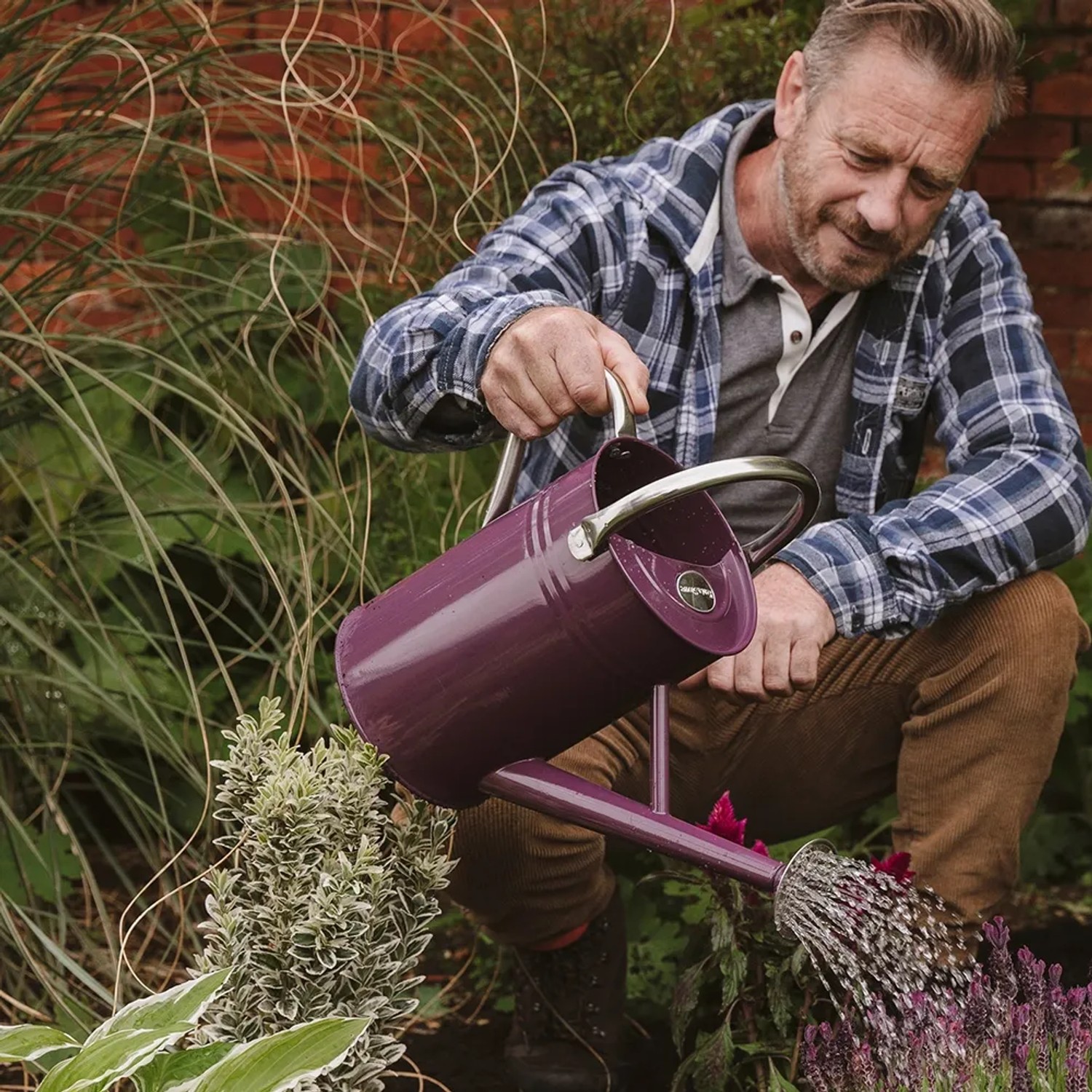 Kent & Stowe Metall Gießkanne 4,5 l Violett kaufen bei OBI