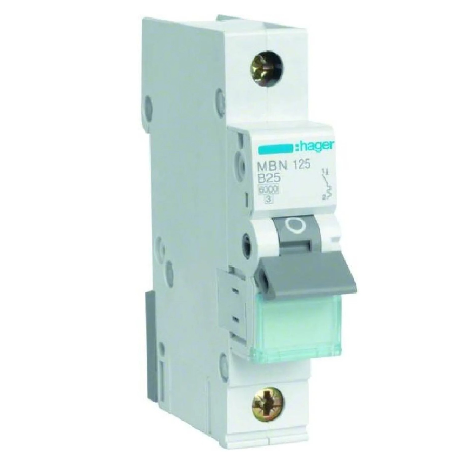 Hager Leitungsschutzschalter MBN116 ** 1polig 6kA B-16A 1M