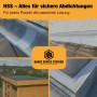 HSS Dach Reparaturband Grau, 15cm x 2,5m, Anwendung auf Dach, Rinne und Mauer, Bauabdichtung.