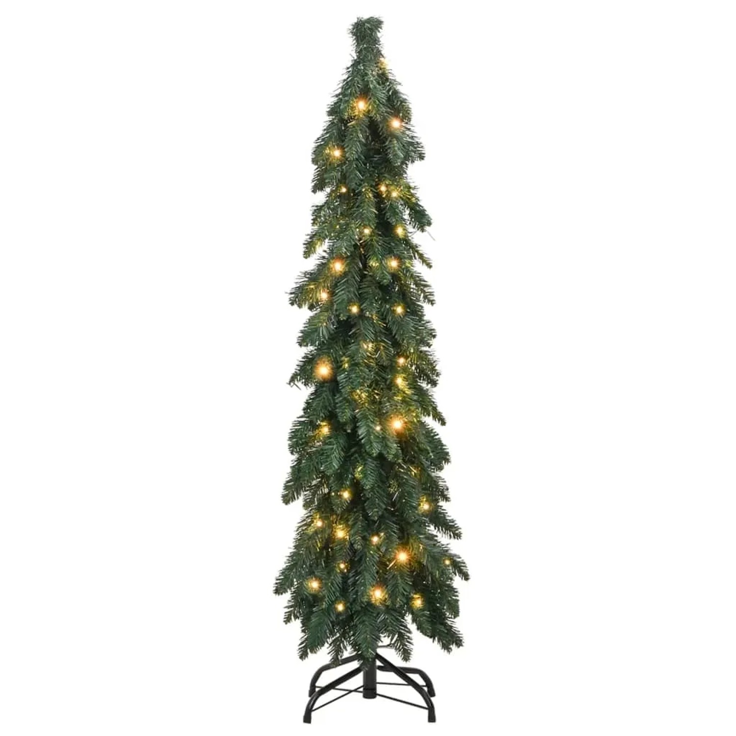 vidaXL Künstlicher Weihnachtsbaum mit 80 LEDs 150 cm