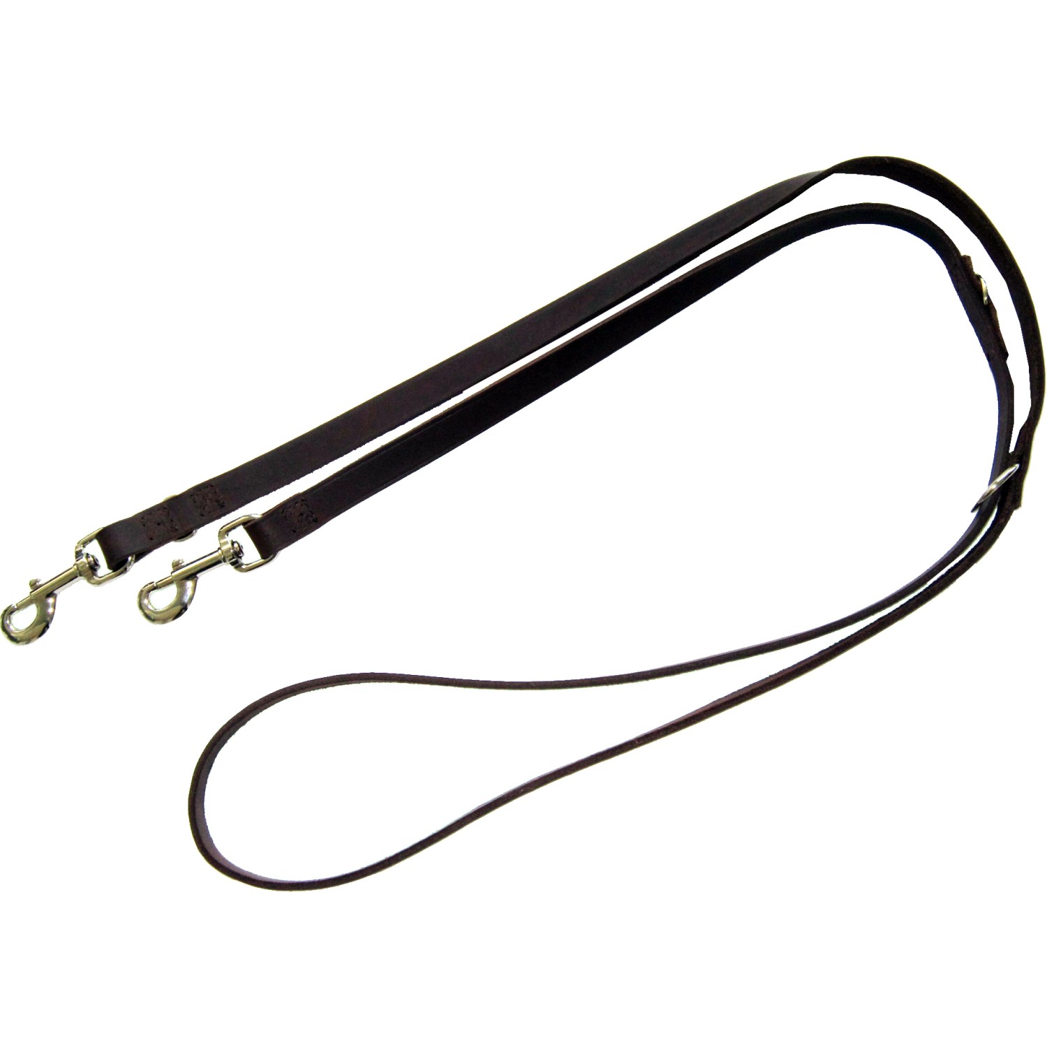 Heim Hunde-Vorführleine Softleder Braun Breite 20 mm Länge 240 cm