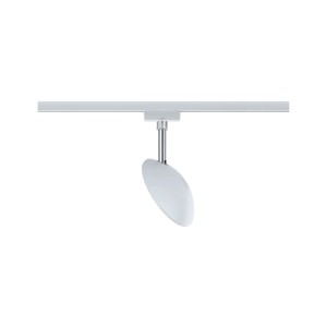 Paulmann URail LED-Spot Sphere, weiß/chrom, 7,4W, 2700K für Schienensysteme.