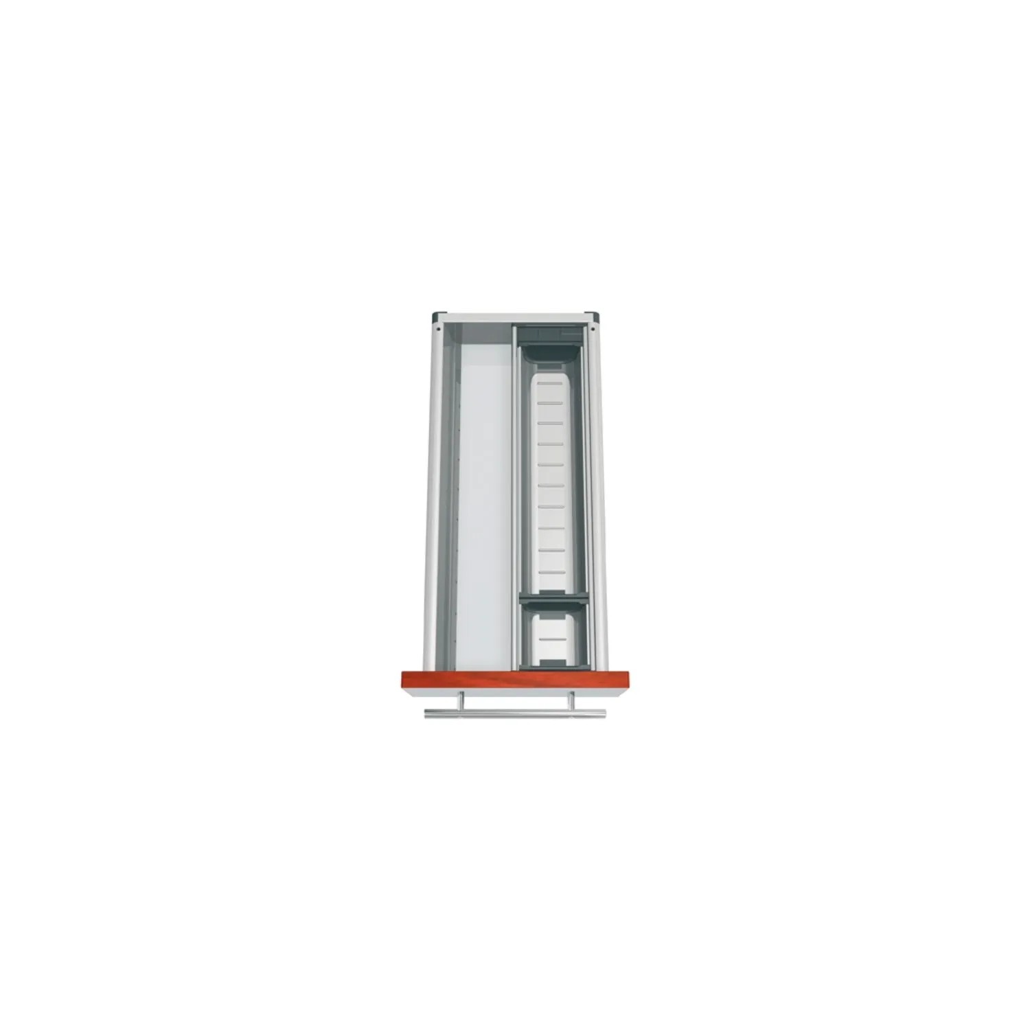 Blum Besteckeinsatz Orga-Line Facheinteilungs-Set Korpusbreite 275-349 mm Nennlänge 550 mm Grau