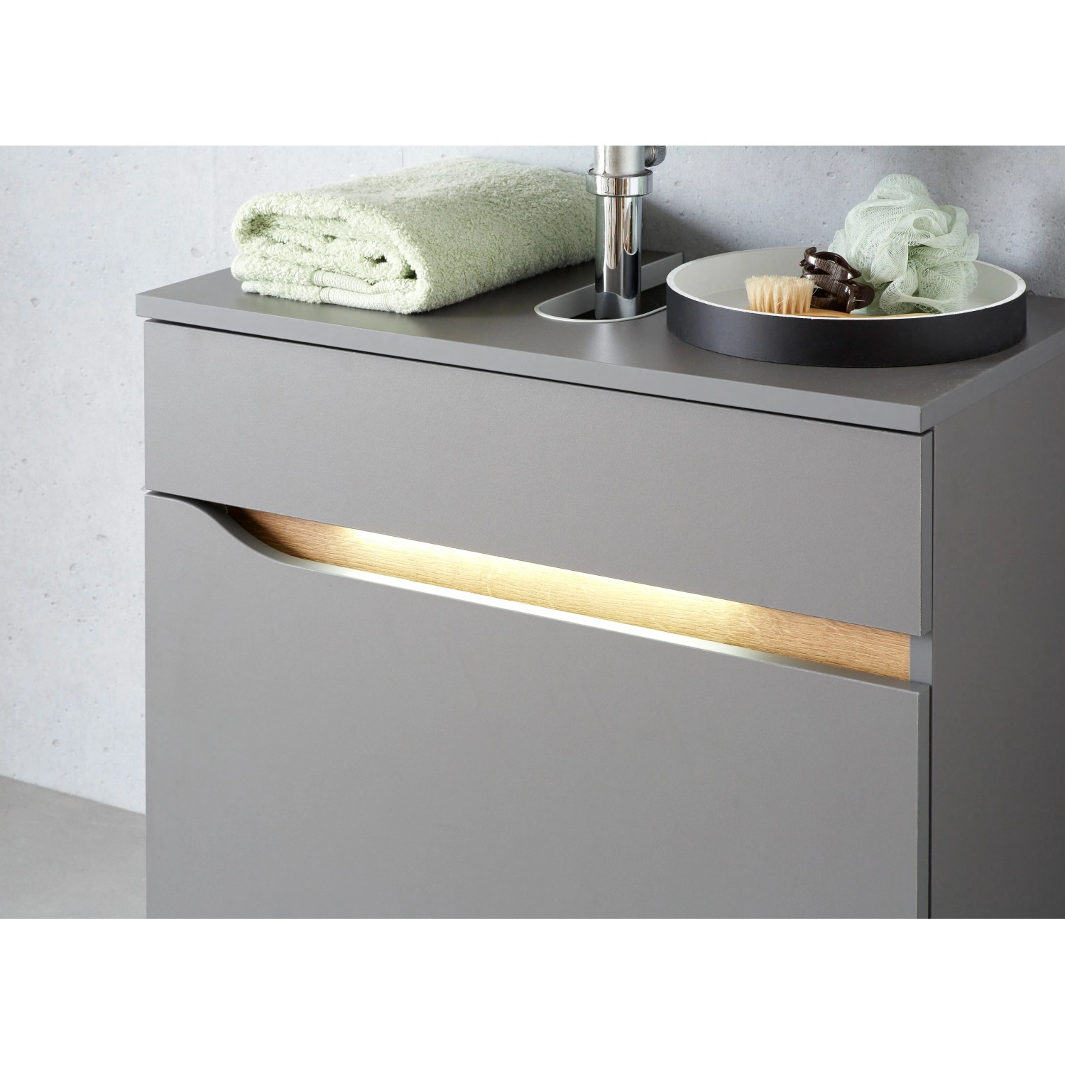 Pelipal LED-Beleuchtungs-Set Quickset 357 für Badmöbel mit Touchsensor.
