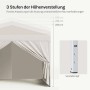 WOLTU Pavillon Pop-Up Wasserdichter Sonnenschutz Pagodenzelt 3x3 m Beige_6