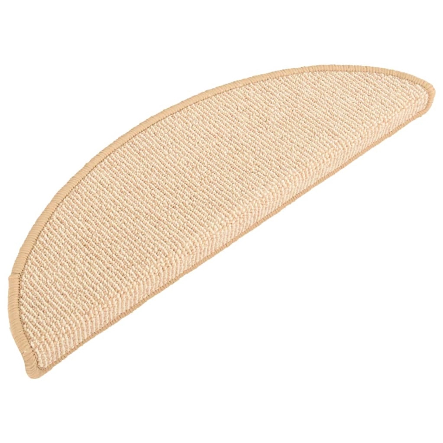 VidaXL Treppenmatten 15 Stk. Creme 65x21x4 cm günstig online kaufen