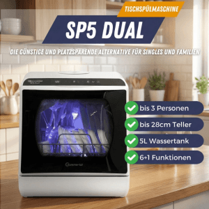 Sommertal Autark Tischspülmaschine SP5 Dual