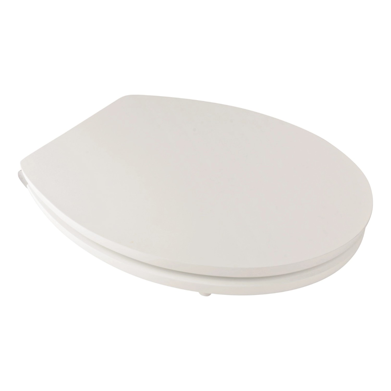 Calmwaters WC Sitz Weiß Absenkautomatik Samt-Oberfläche Soft Touch 26LP5397