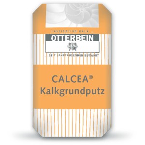 Sack Otterbein Calcea Kalkgrundputz, 25 kg, für Putzarbeiten.