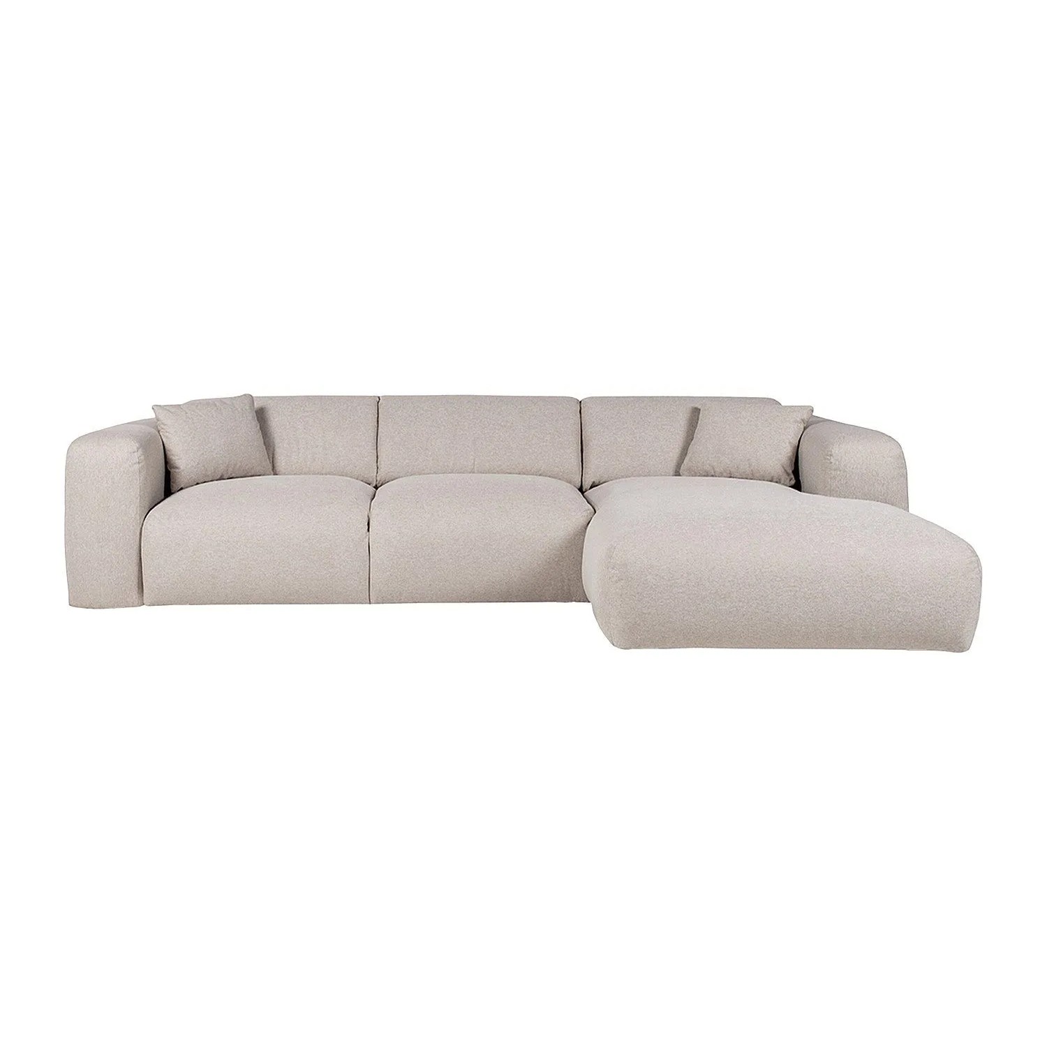 Vente-unique Schlafsofa Pogni Beige 299 cm