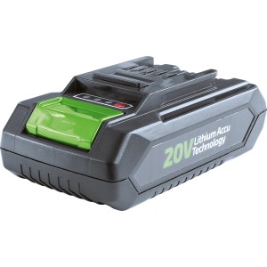 LUX 20V Akku Special Edition: Ersatzakku für Elektrowerkzeuge mit Kapazitätsanzeige.