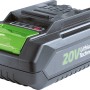LUX 20V Akku Special Edition: Ersatzakku für Elektrowerkzeuge mit Kapazitätsanzeige.