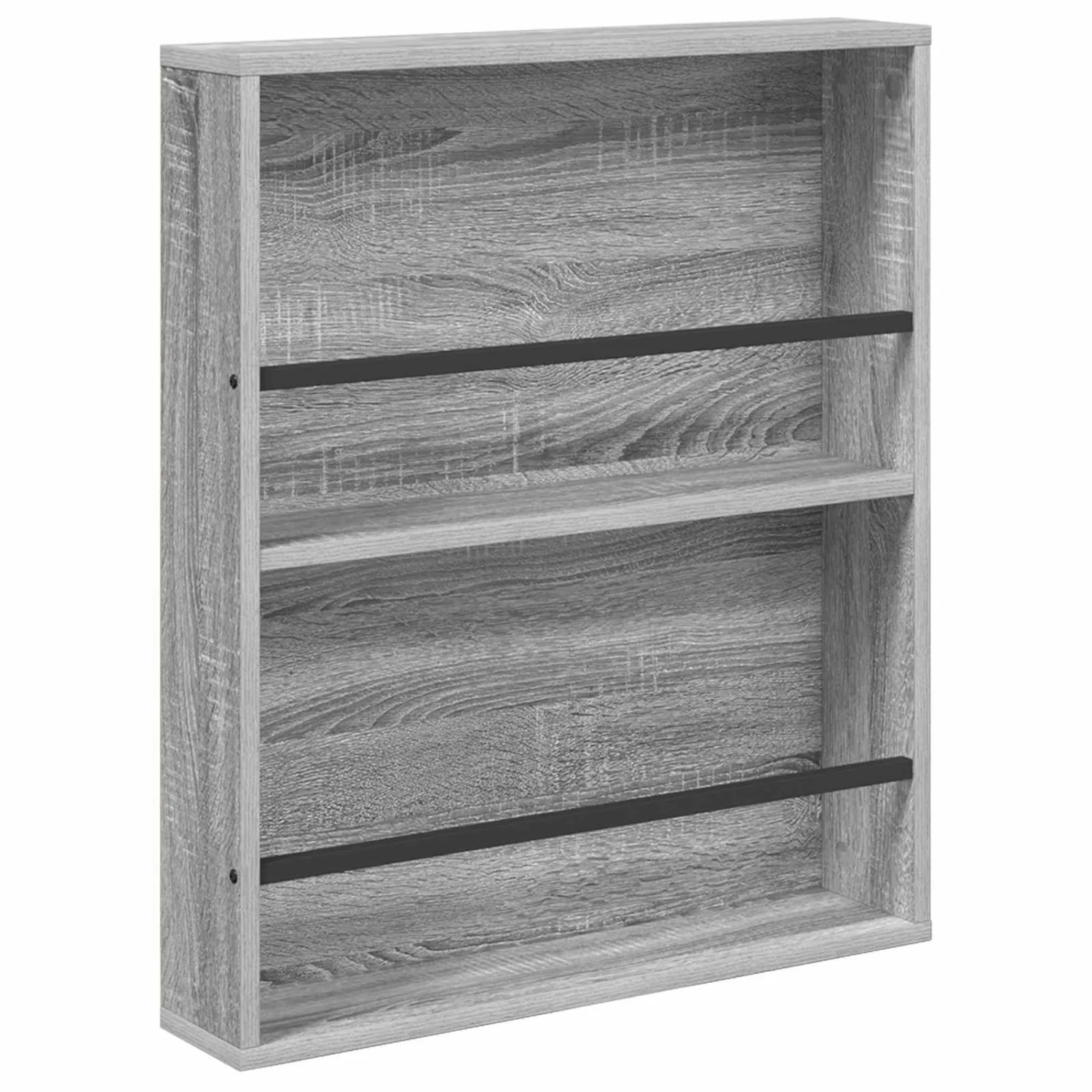 vidaXL Magazinregal Graues Sonoma 60 x 12 x 70 cm Holzwerkstoff 890834