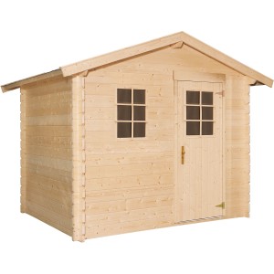 Kiehn-Holz Gartenhaus KH 19-006 Unberührt, 260x180 cm, aus Holz mit Fenster und Tür.