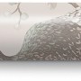 Laura Ashley Vliestapete Belvedere Soft Truffle, Rolle mit Pfauenmuster für dekorative Wandgestaltung.