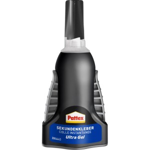 Pattex Sekundenkleber Ultra Gel Matic 3g, flexibler Alleskleber im Dosierspender.