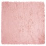 vidaXL Kunstschaffell Teppich Tafalla Rosa 240 x 240 cm Polyester 42021556