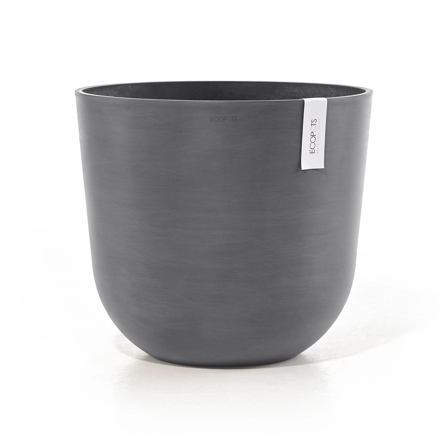 Ecopots Pflanztopf Oslo Grau 45 cm x 39,2 cm