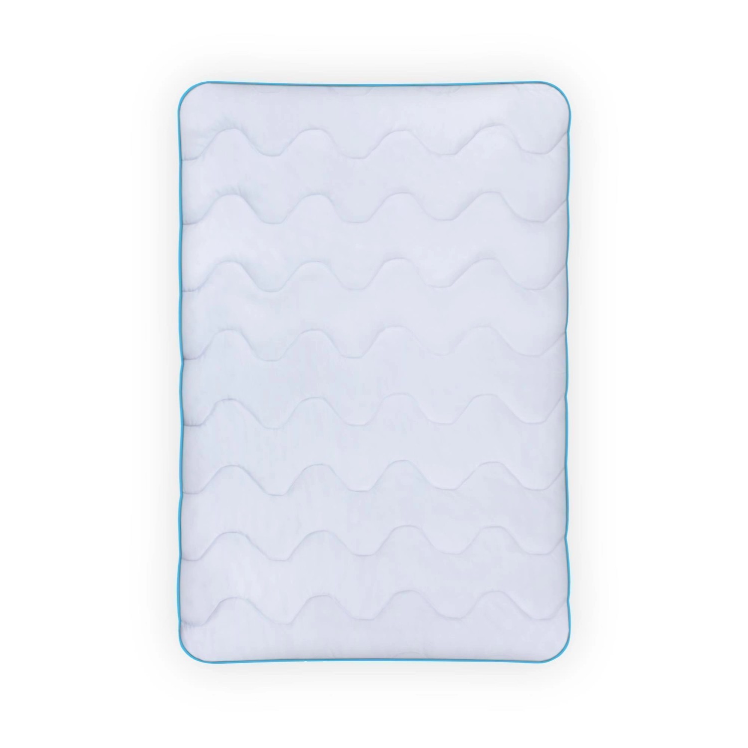 Bestlivings 4 Jahreszeitenbett mit Blauer Biese 220 cm x 240 cm und 80 cm x 80 cm Kissen