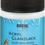 Kreul Acryllack Glänzend, 50ml, farbloser Überzugslack auf Wasserbasis für Bastelfarben.