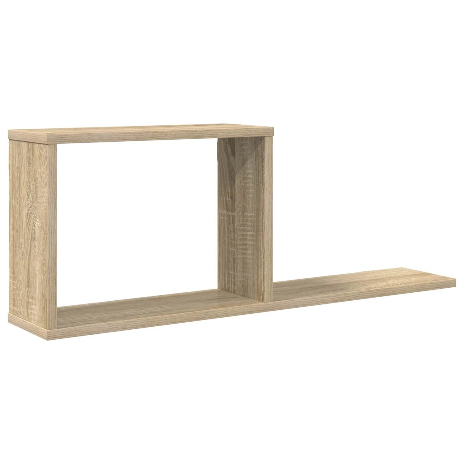 vidaXL Schweberegale Sonoma-Eiche 80 x 15 x 30 cm Holzwerkstoff 8012320