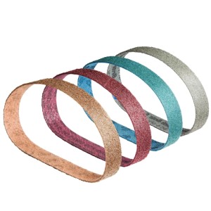 3M Schleifvlies Set, 4 Schleifbänder in verschiedenen Körnungen für Bandschleifer Zubehör.