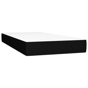 vidaXL Taschenfederkernmatratze für Kinder, 80x160 cm, schwarz-weißer Stoff.