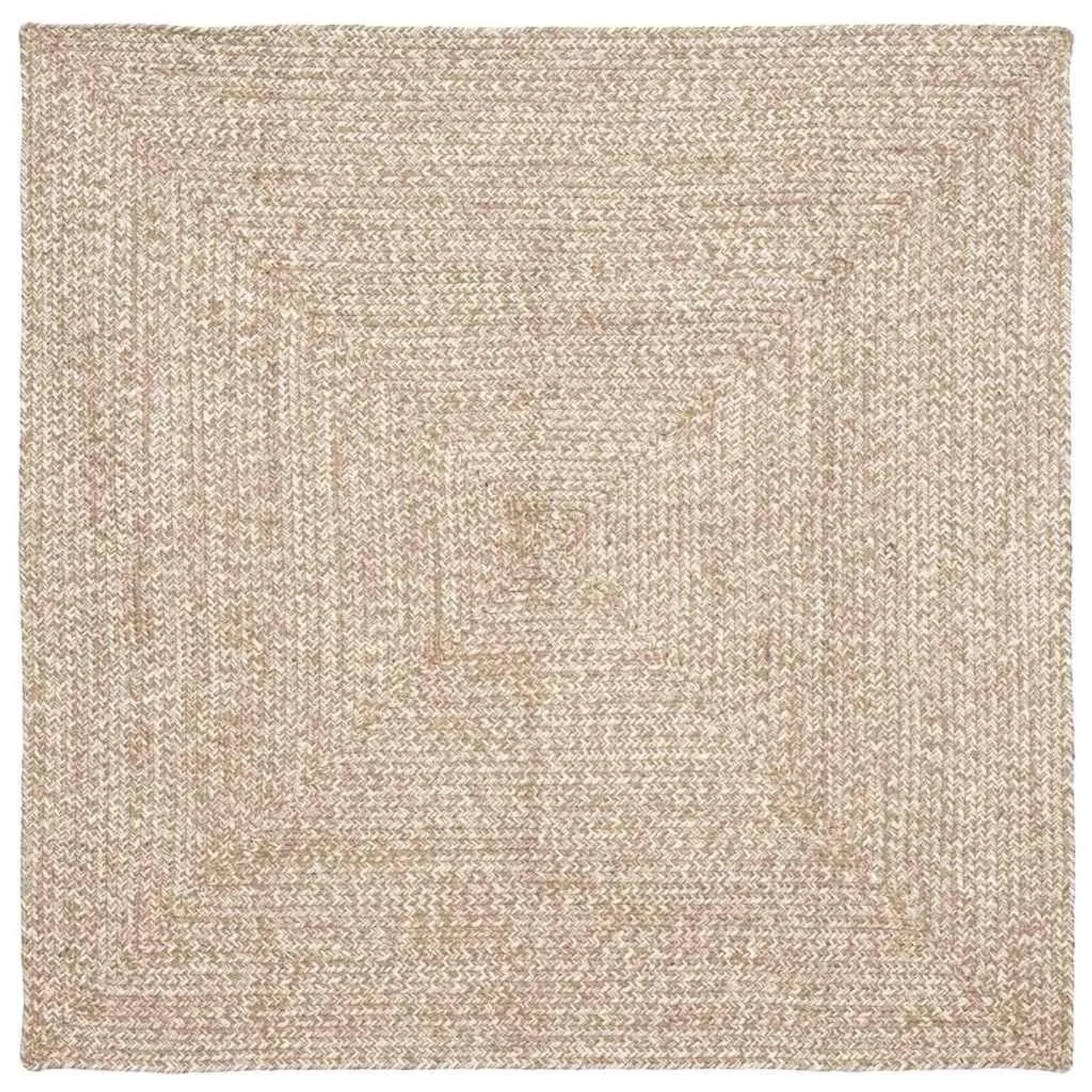 vidaXL Bereichsteppich Braun 120 x 120 cm Jute 42010477 günstig online kaufen