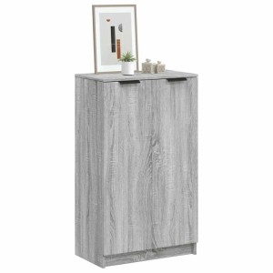 vidaXL Schuhschrank Grau Sonoma 59x35x100 cm Holzwerkstoff 817109