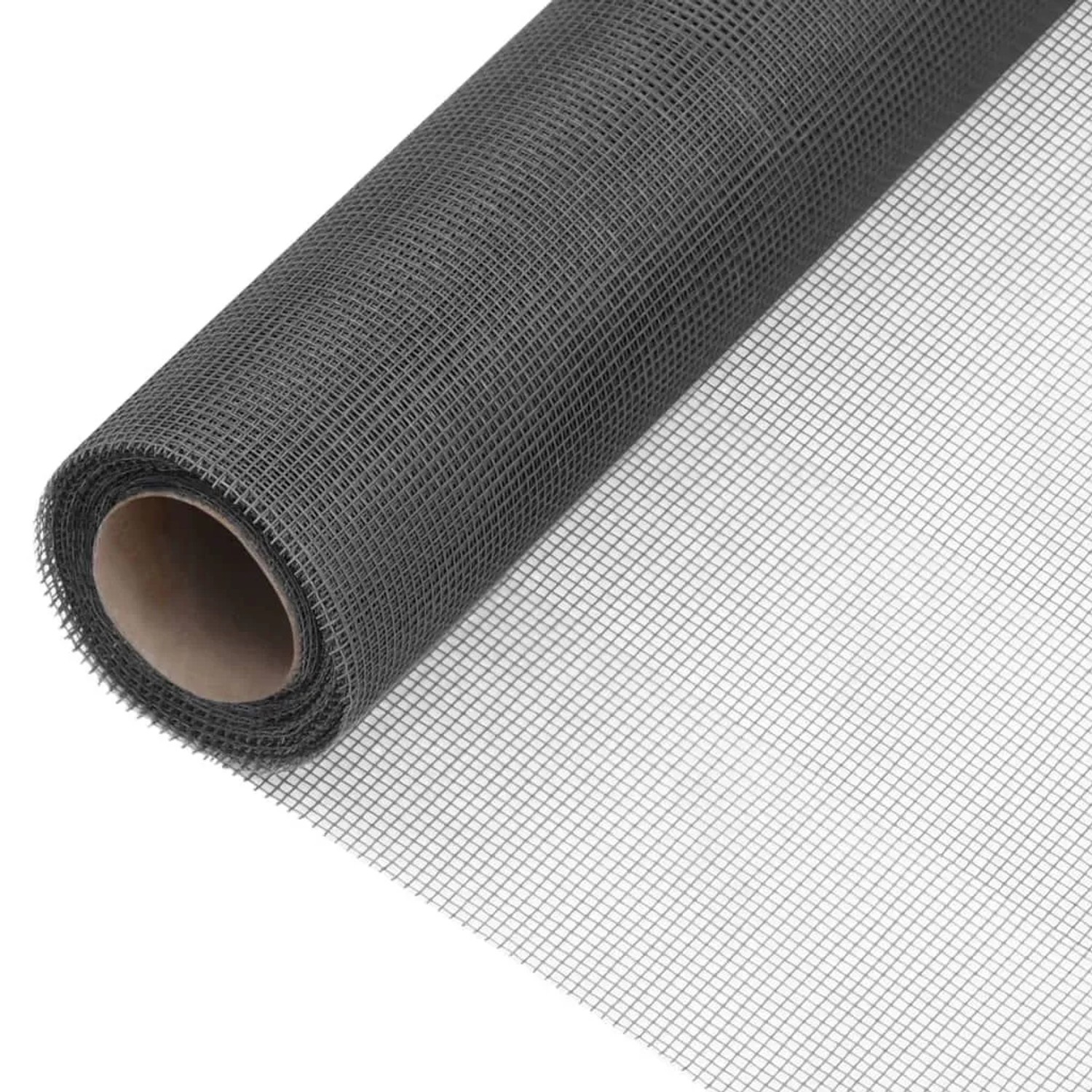 vidaXL Fliegengitter Fiberglas 60x2000 cm Schwarz 150857