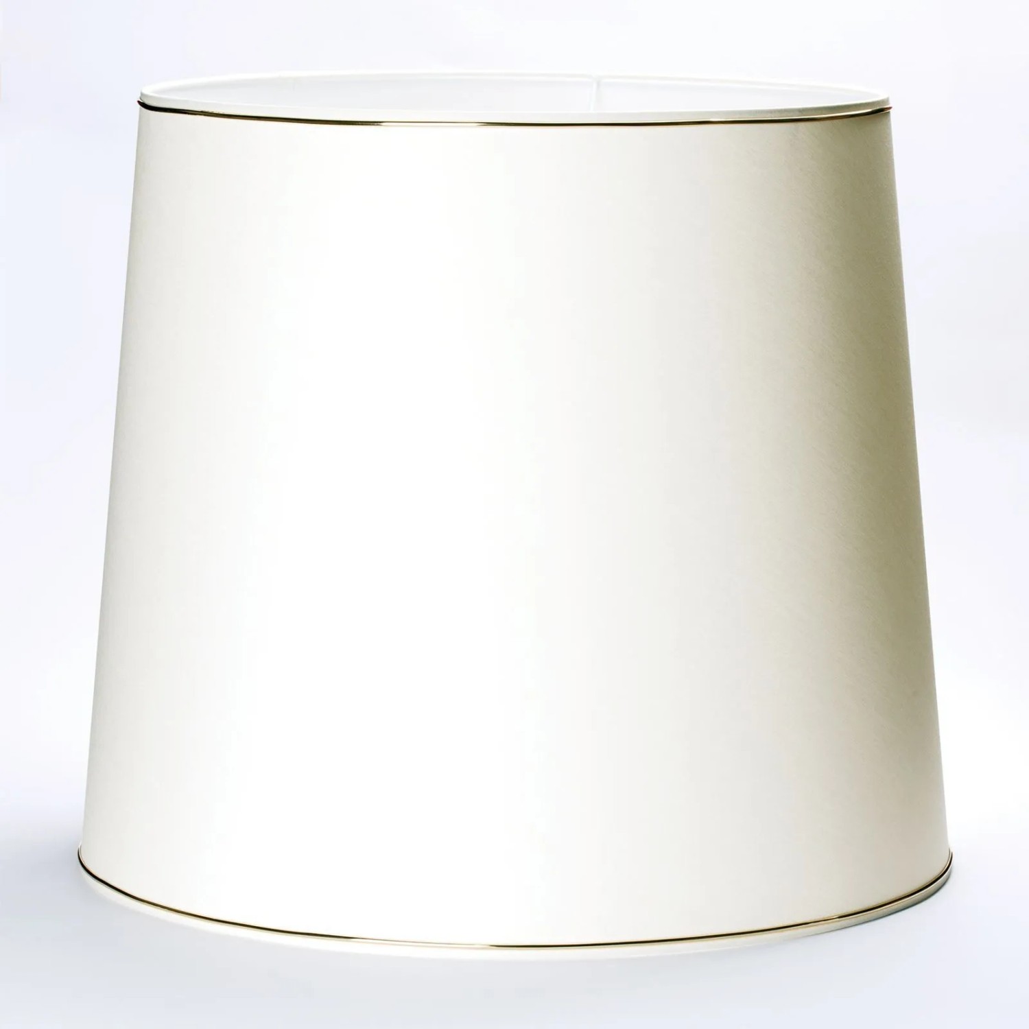 Orion Lightstyle Lampenschirm Creme Stoff mit Goldkante Ø 50 cm H 45 cm