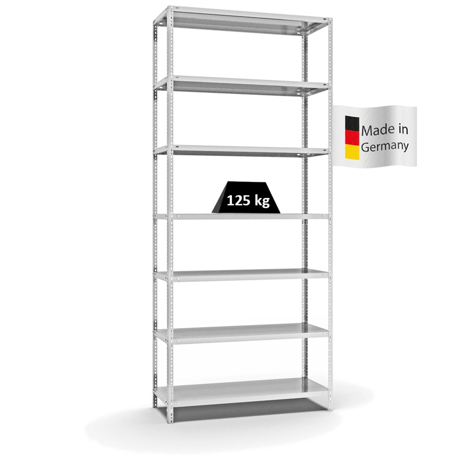 PROREGAL Fachbodenregal Schraubsystem Light-Duty Grundregal HxBxT 300 x 130 günstig online kaufen