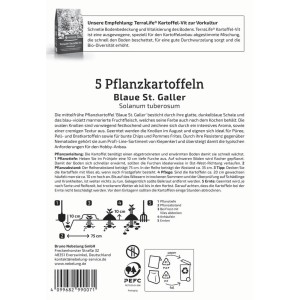 Kiepenkerl Pflanzkartoffel Blaue St. Galler, 5 St