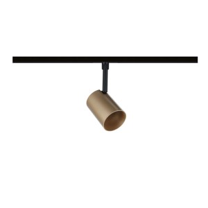 Paulmann URail Schienenspot Luxe Gold matt/Schwarz für LED-Schienensysteme. Zylindrischer Spot mit modernem Design.