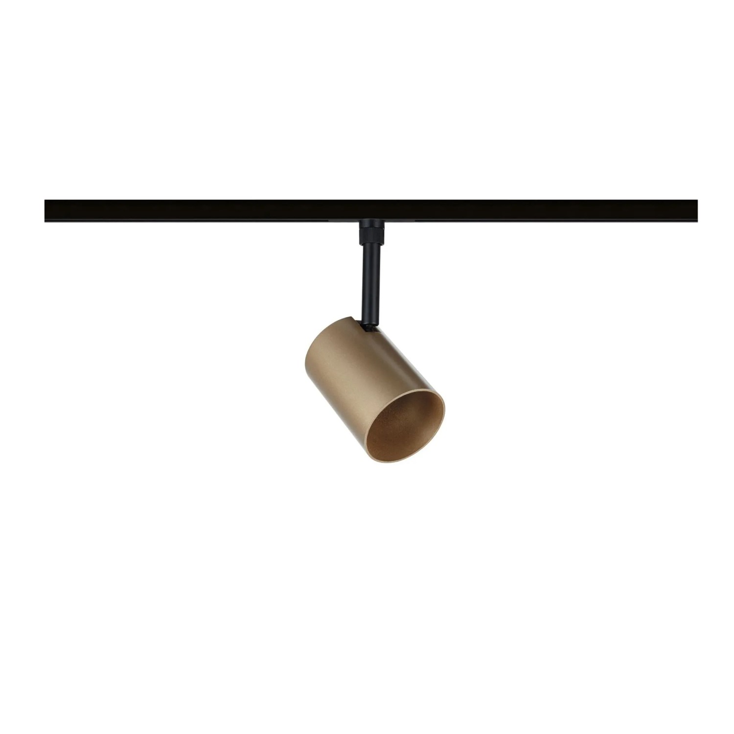 Paulmann URail Schienenspot Luxe Gold matt/Schwarz für LED-Schienensysteme. Zylindrischer Spot mit modernem Design.