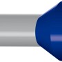 Hilpress Aderendhülse, isoliert, blau, 16 mm², 23 mm lang.