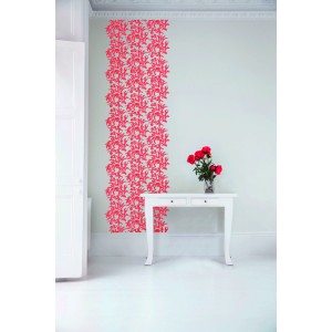 Wandgestaltung mit Marabu Glitter Farbe Rosa: Glitzernder Wandakzent im Wohnraum.