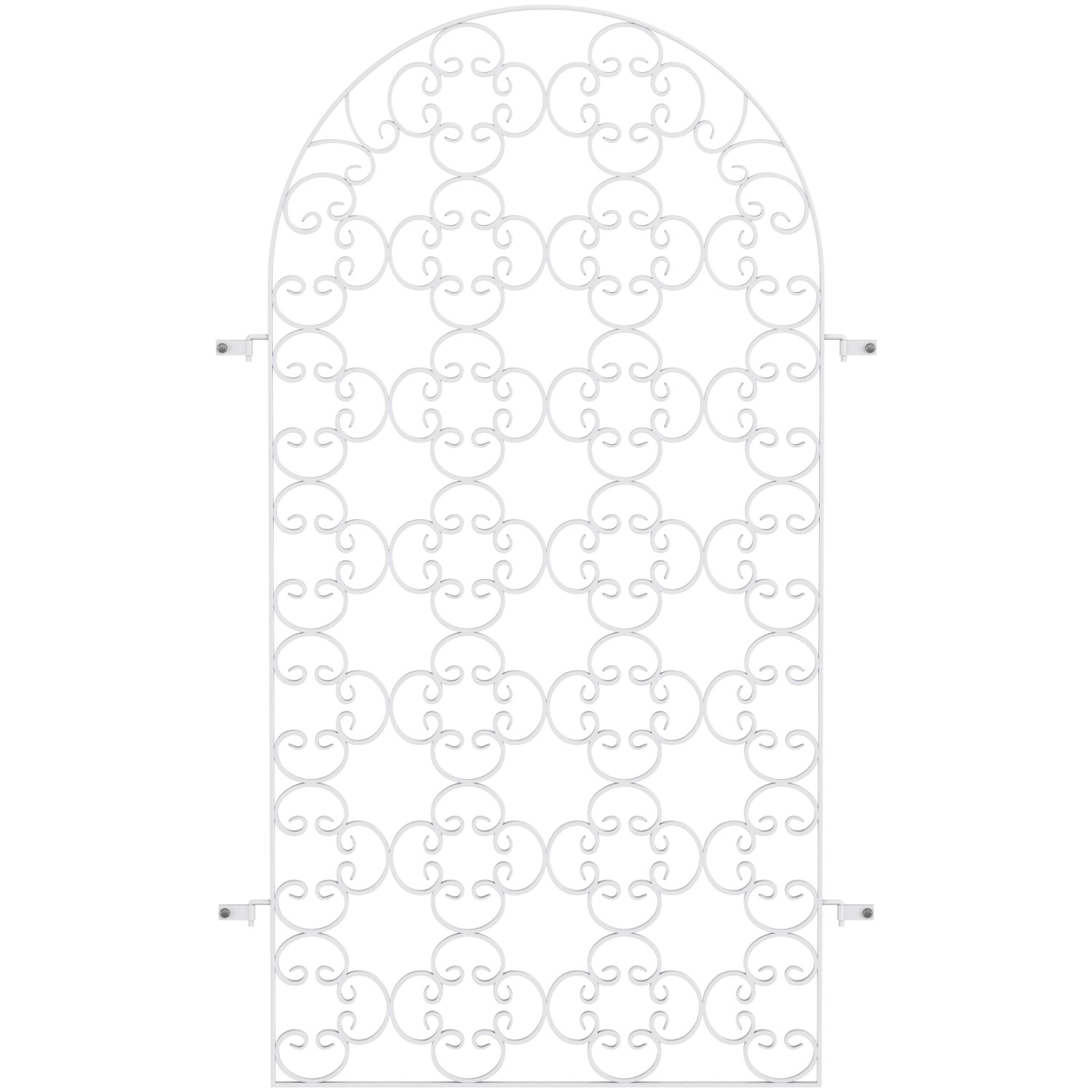 Eleo Rankgitter Rosa 200 cm x 110 cm Weiß