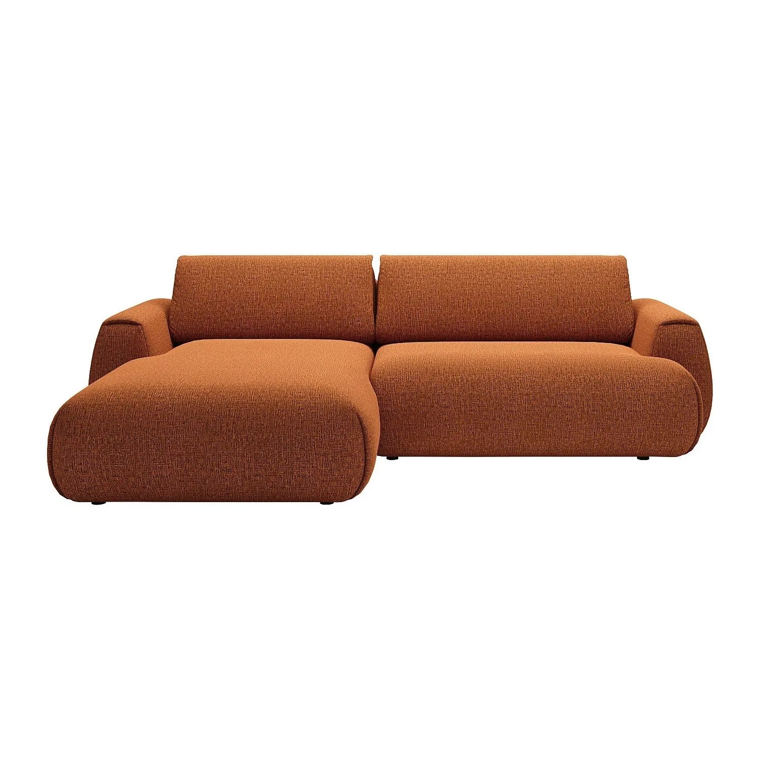 Vente-unique Schlafsofa Monelia Terracotta 270 cm