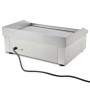VERTES Elektro Grillplatte 3000 W Plancha Edelstahl Gerillt 55 x 35 cm 50 bis 300 °C_5