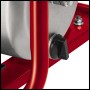 Detailaufnahme der Einhell GE-PW 46 Benzin-Wasserpumpe mit rotem Rahmen und schwarzem Schalter.