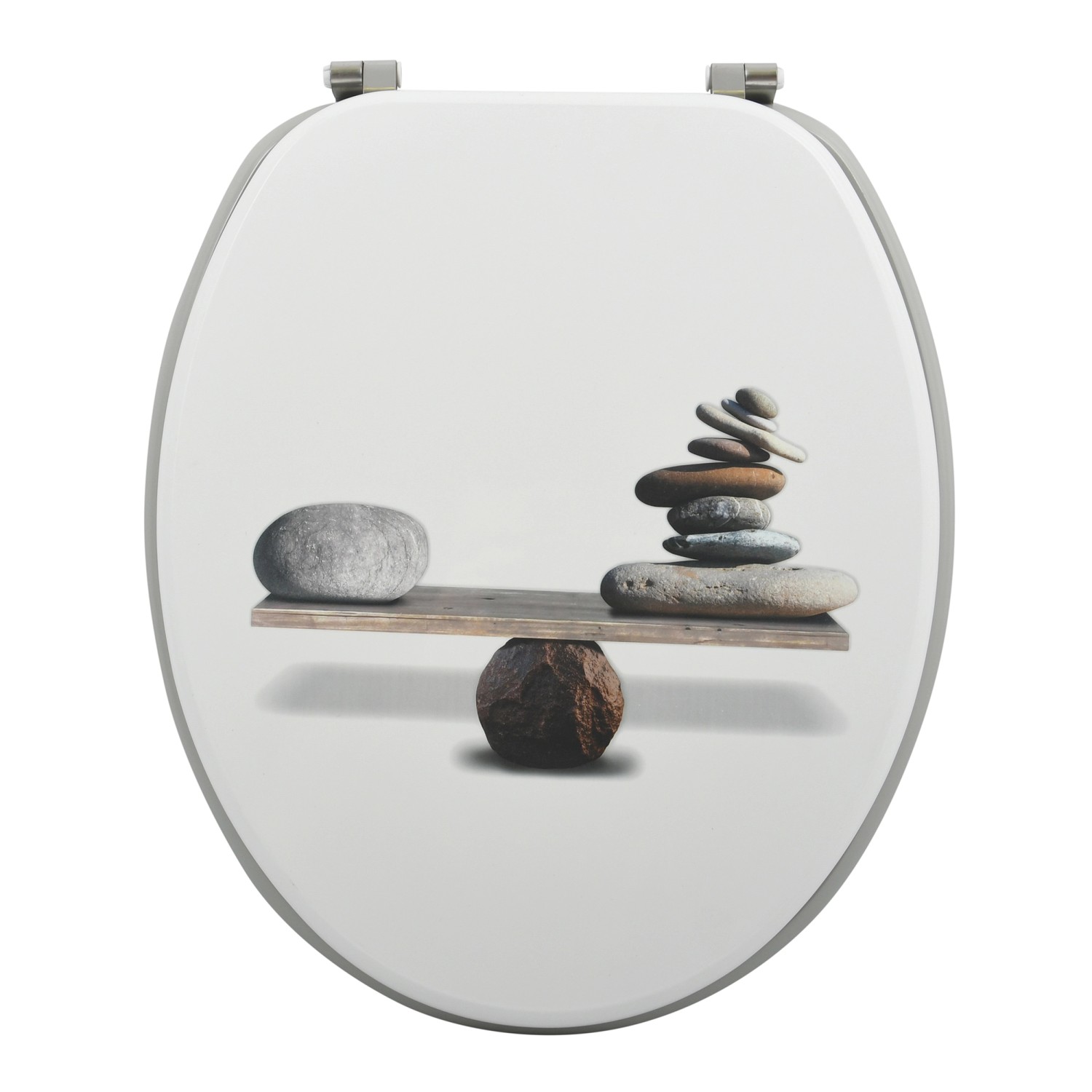 MSV WC-Sitz Spirit MDF 42,5 cm x 36,5 cm x 5 cm Mehrfarbig günstig online kaufen