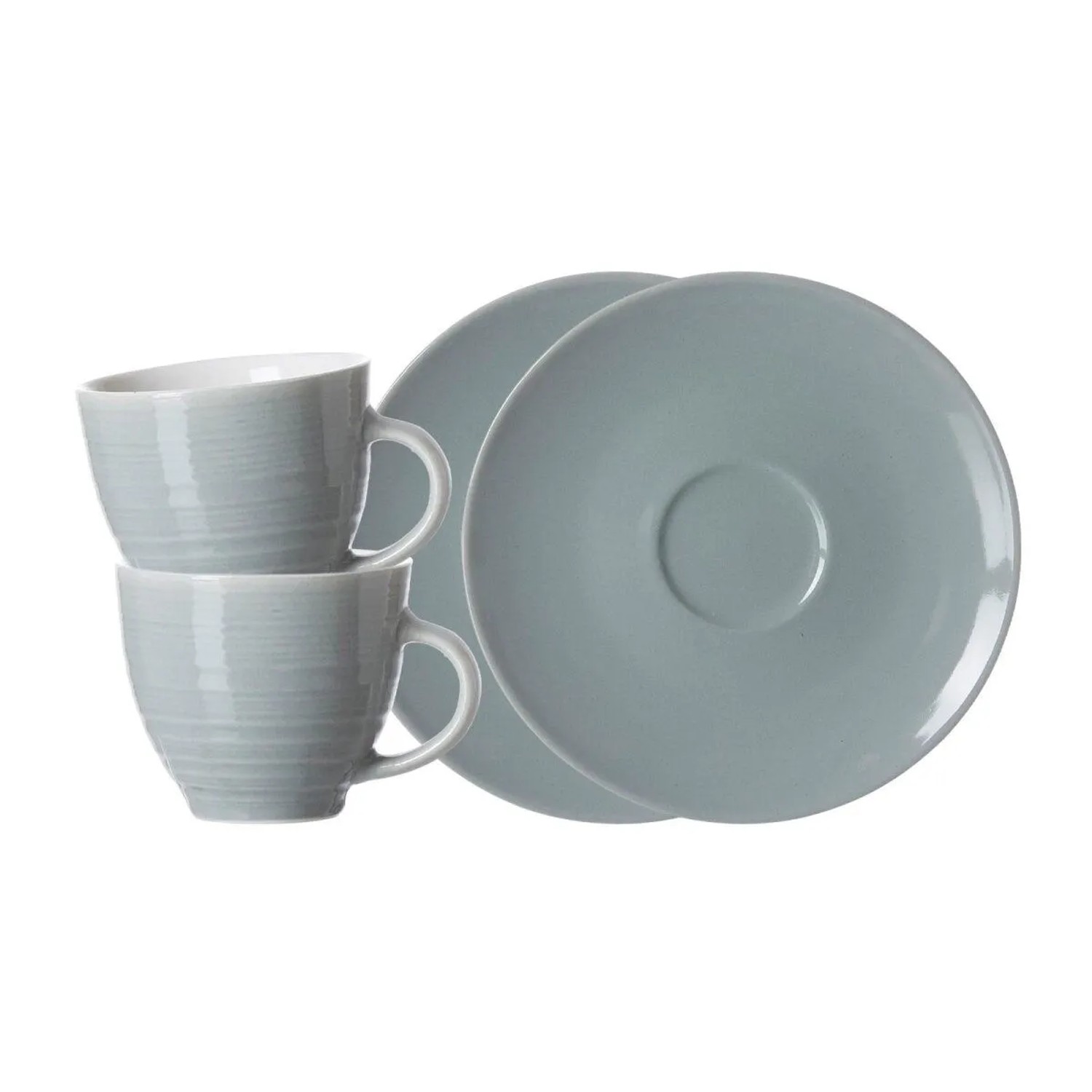 Ritzenhoff & Breker Suomi Espressotasse mit Untertasse 90 ml 2er Set Blau