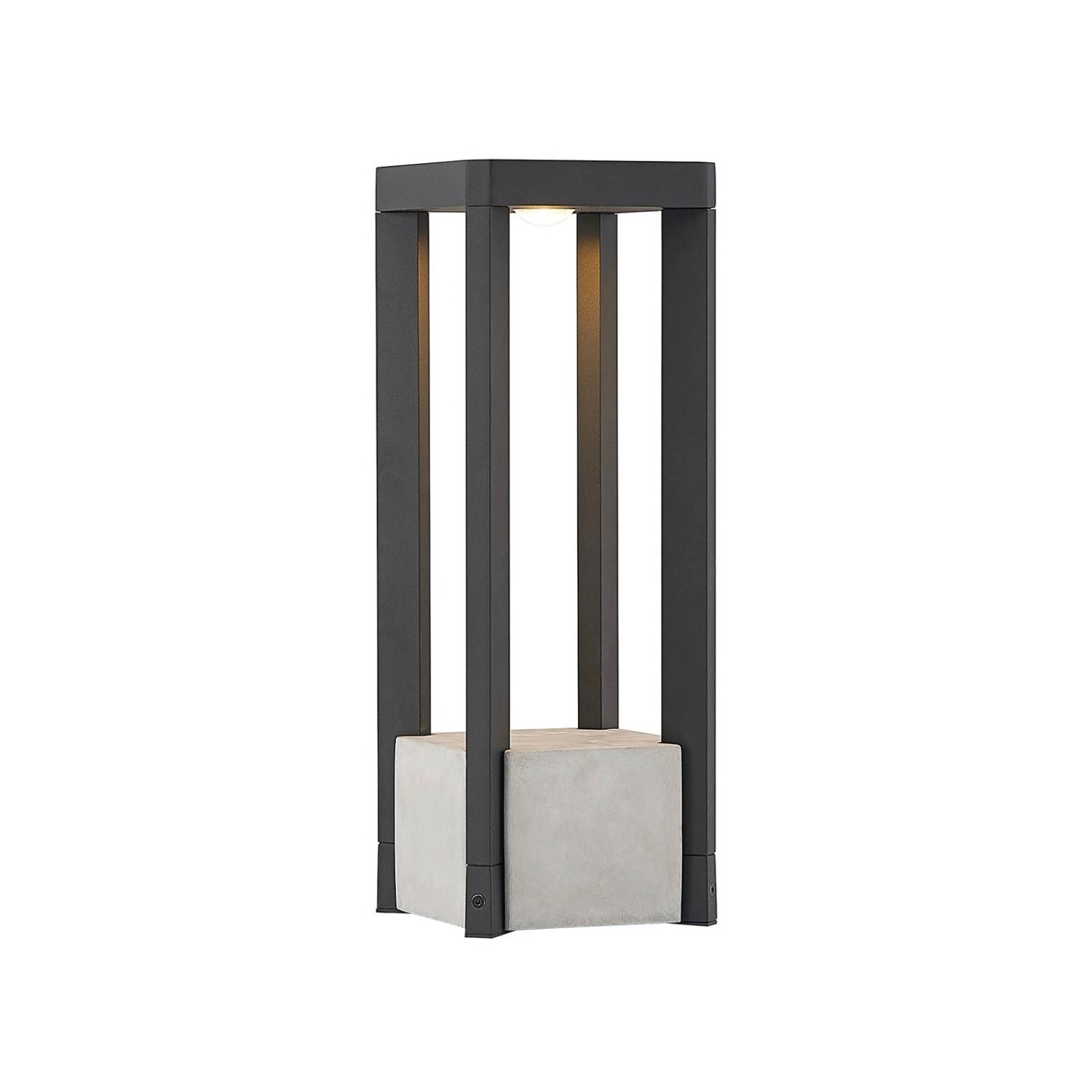 Lucande LED Außenleuchte Kalisa 9619297 Modern in Alu aus Aluminium 1-flammig