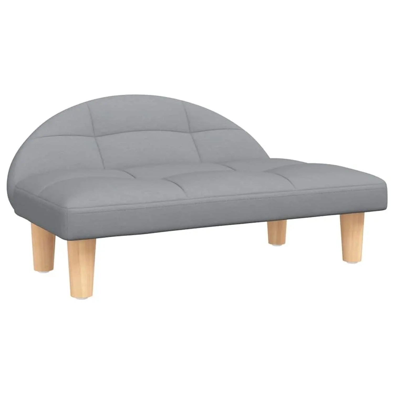 vidaXL Hundebett Hellgrau 70x52x30 cm Stoff 171933