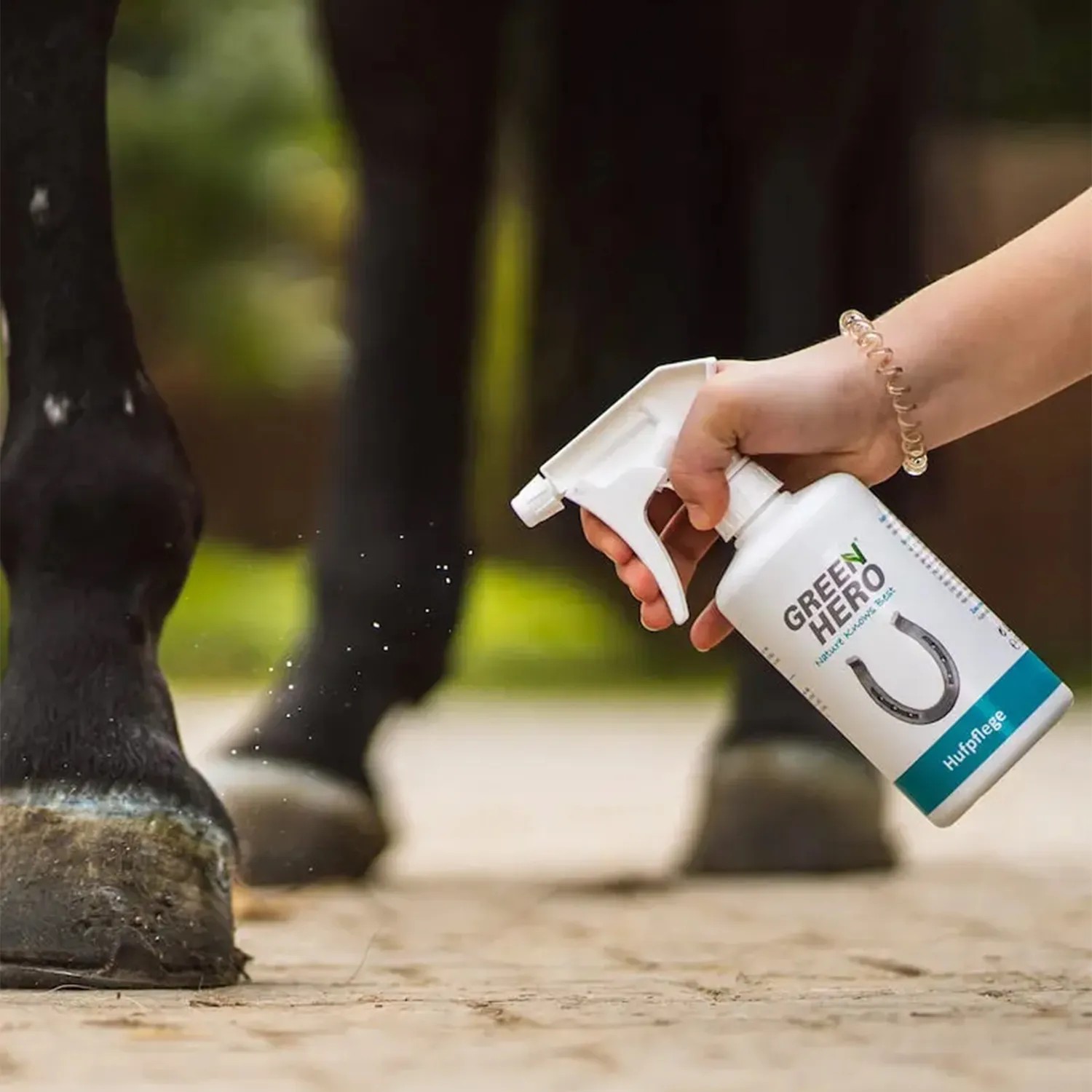 GreenHero Hufpflege für Pferde Pflegt bei Strahlfäule und Mauke  