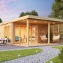 Fjordholz Gartenhaus Modell Kaarlo 44 Naturbelassen_2