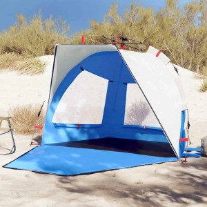 Furnicato Strandzelt Azurblau 224 X 138 X 142 Cm Quick Release System