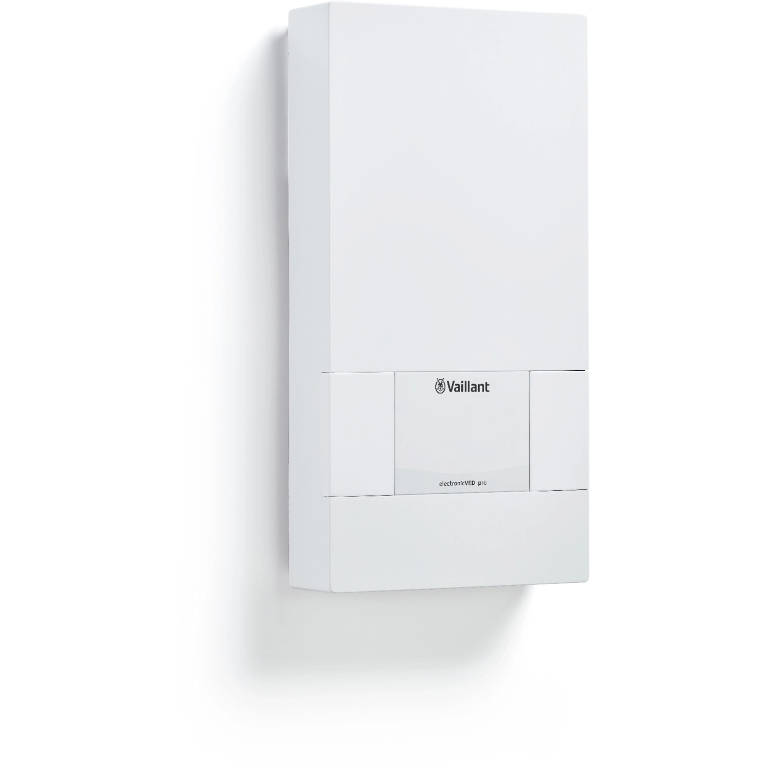 Vaillant elektronischer Durchlauferhitzer, 21 kW, druckfest, weiße Ausführung.